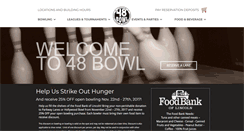 Desktop Screenshot of 48bowl.com